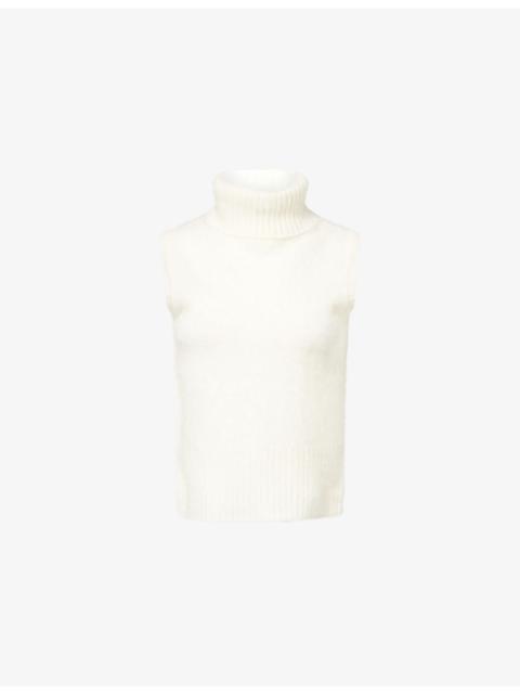 Mazzy Turtleneck Cashmere Top