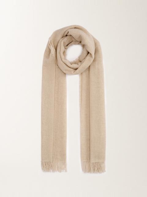 Silk cashmere scarf with lurex