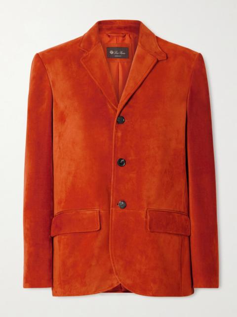 Norick Paneled Suede Blazer