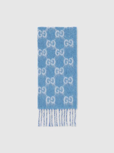 GG alpaca wool blend scarf