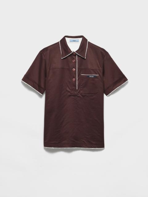 Lisle cotton polo shirt