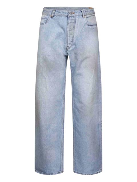 distressed-detail jeans