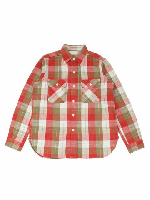 Lot.3104 FLANNEL SHIRTS - E-Pattern - ONE WASH - WH-3104E24