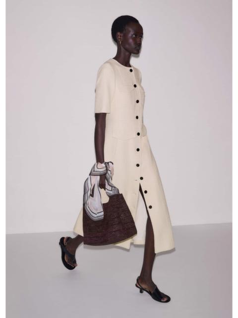 Button Front Maxi Dress