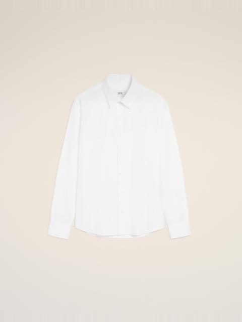 WHITE POPLIN COTTON TAILOR SHIRT