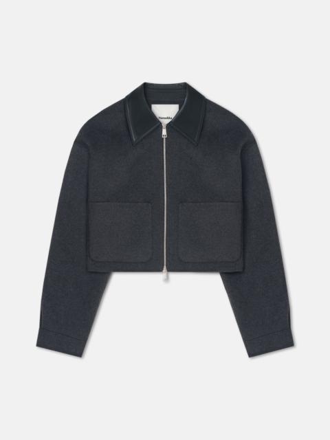 Cropped Double Wool Jacket