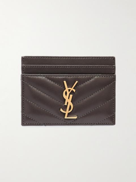 Cassandre Matelassé Leather Cardholder