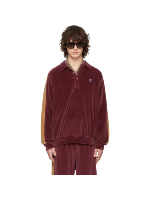 Burgundy Side Line Polo