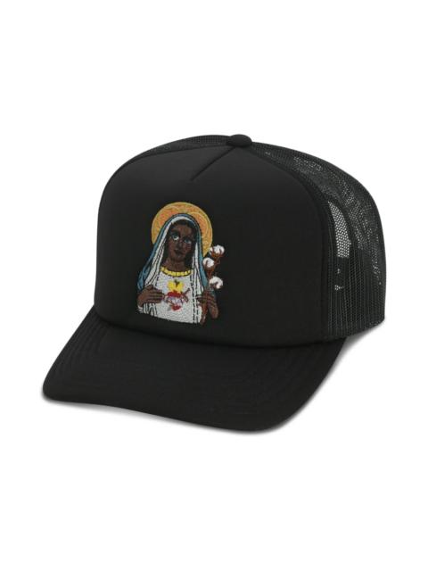 Denim Tears Saint Mary Southern Man Trucker Hat Black