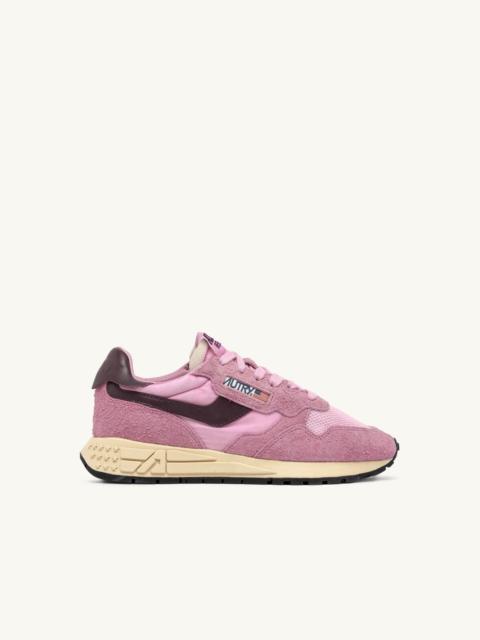REELWIND LOW SNEAKERS IN ROSEATE AND ROSE SUEDE AND NYLON