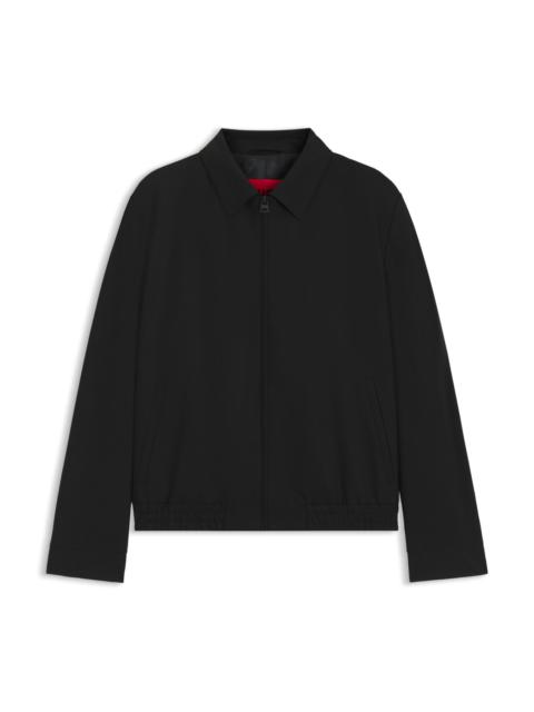 SLIM-FIT JACKET IN PERFORMANCE-STRETCH FABRIC