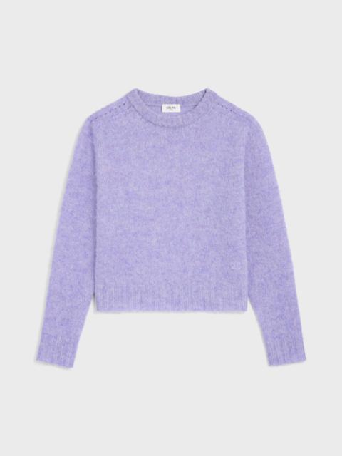 crewneck sweater IN SHETLAND WOOL
