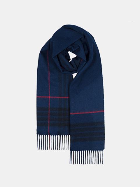 Unisex Oversized Lambswool Scarf Mackay Blue
