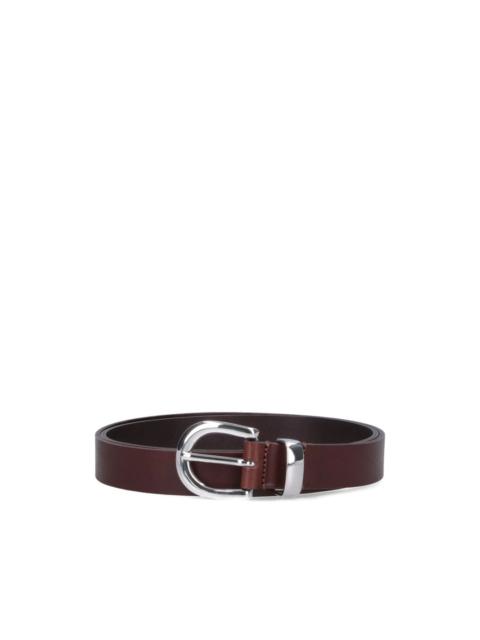 five-hole leather belt