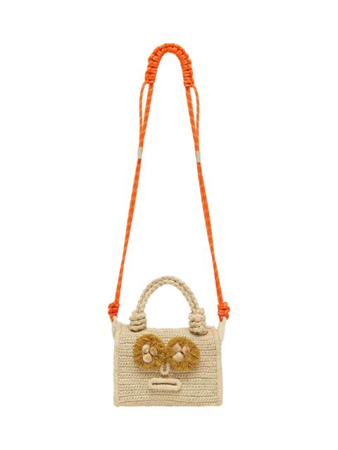Sunlit Raffia Box Cross Body