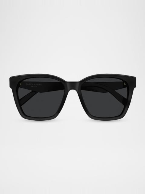 57mm Acetate Square Sunglasses