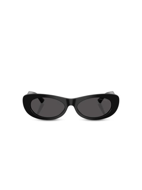 logo-plaque sunglasses