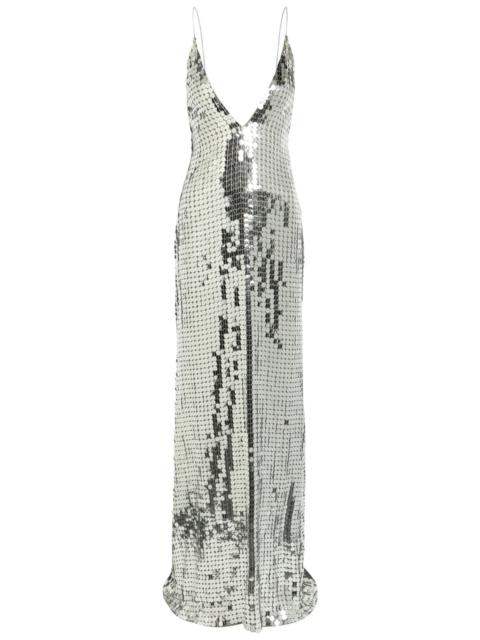 The New Arrivals Ilkyaz Ozel Claudie Sequin-embellished Maxi Dress