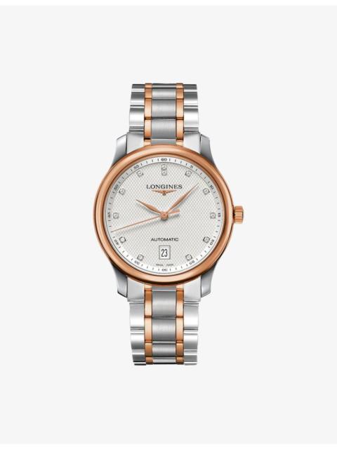 Master Collection 18ct Rose-Gold, Stainless-Steel And 0.055ct Diamond Automatic Watch