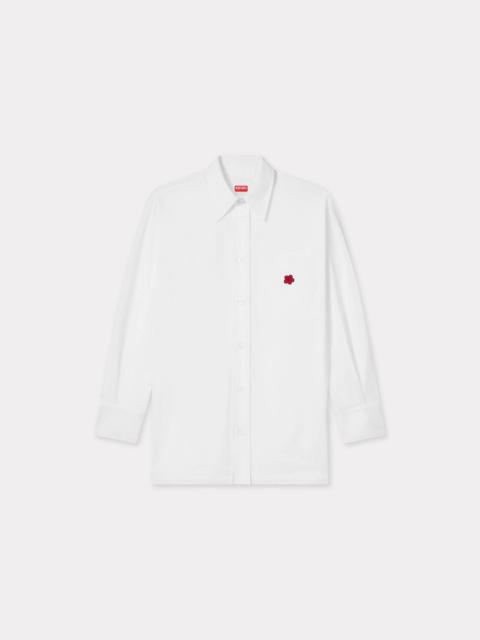 'Boke Flower' embroidered oversized shirt