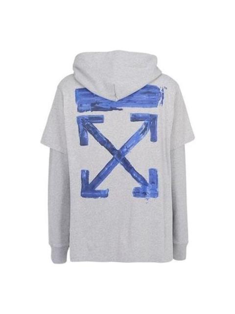 Off-White Back Arrow Printing Drawstring Gray OMAB033F191850100730