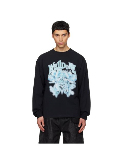 Black Angel Rock Long-Sleeved T-shirt