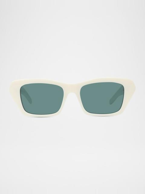 4G Liquid Acetate Rectangle Sunglasses