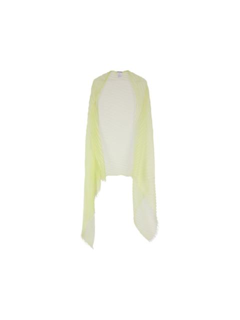 Feather Ramie Pleats Stole scarf