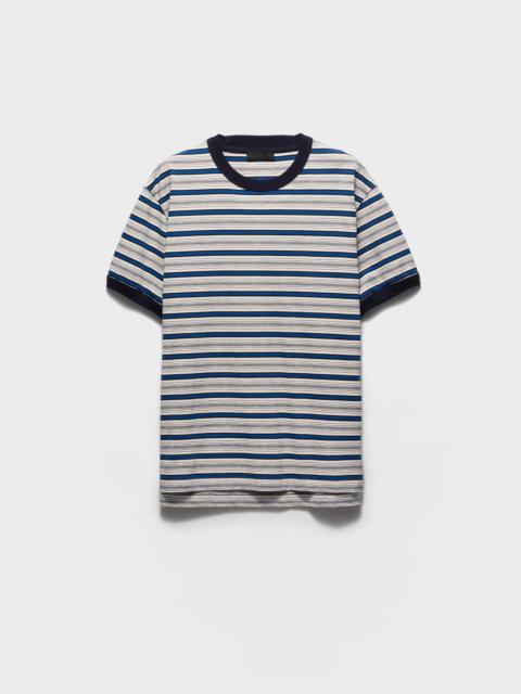 Striped cotton T-shirt