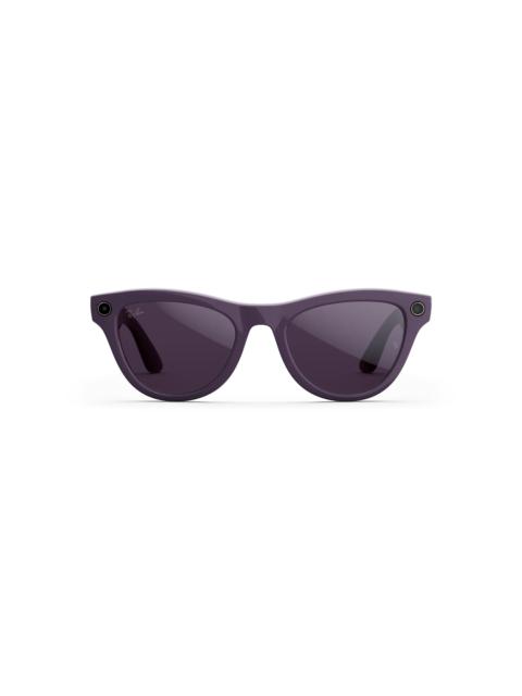 Ray-Ban Meta Skyler (Gen 2) Shiny Mystic Violet Transitions® Amethyst Lenses