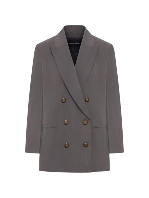 double-breasted blazer