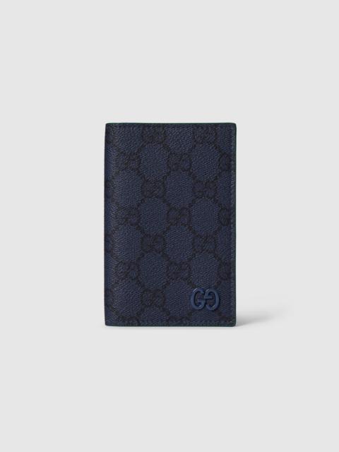 Green interior GG long card case