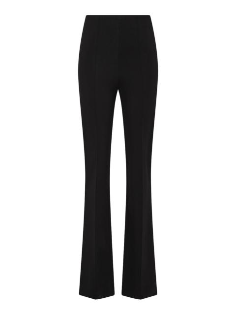 Gerri Mid-Rise Wide-Leg Pants black