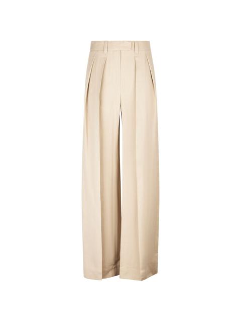 pleated trousers
