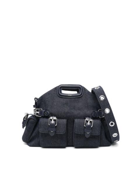 Miss M denim shoulder bag