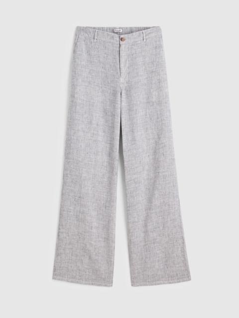 The Zoe Relaxed Straight Pant in 100% Linen
