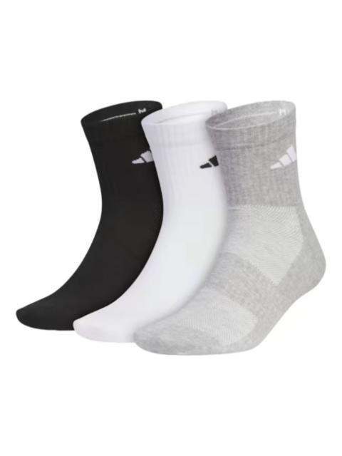 adidas Sportswear Crew Socks 3 Pack 'Black White Grey' JC9272