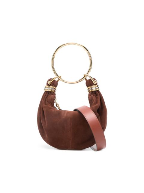 mini Bracelet Hobo suede bag