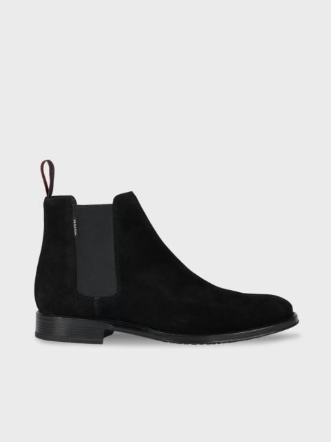 Black Suede 'Augustus' Boots