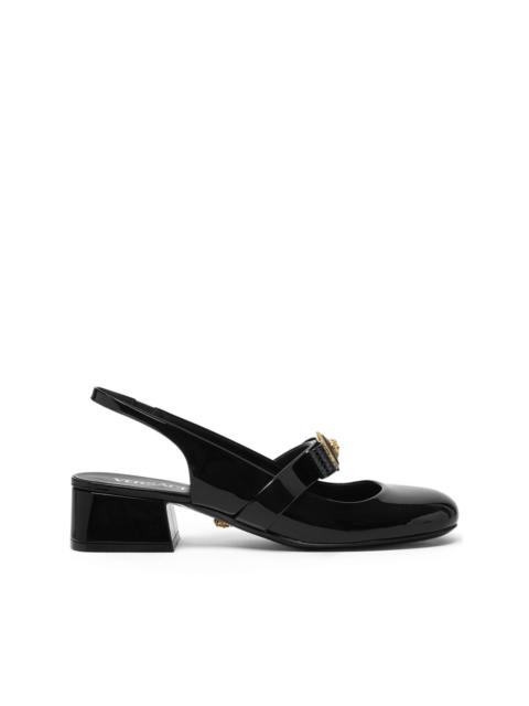 35mm Gianni Ribbon slingback pumps