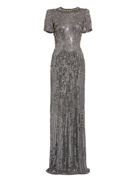 Serenity sequin-embellished gown