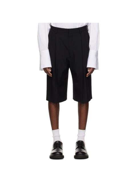 Black Tailored Wool Trousers