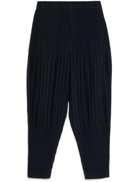 plissé trousers