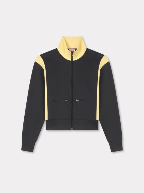 'Boke Flower 2.0' embroidered track jacket in interlock