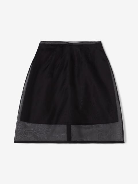 Organza mini skirt