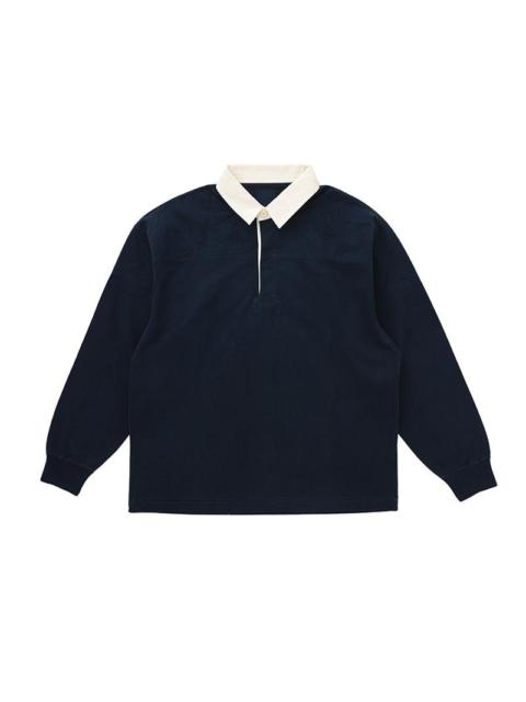 LARKHAM L/S RUGGER (N.D.) DK.INDIGO