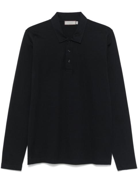 piqué-weave polo shirt