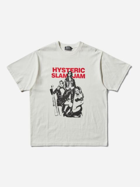 Slam Jam Hysteric Angels T-Shirt White