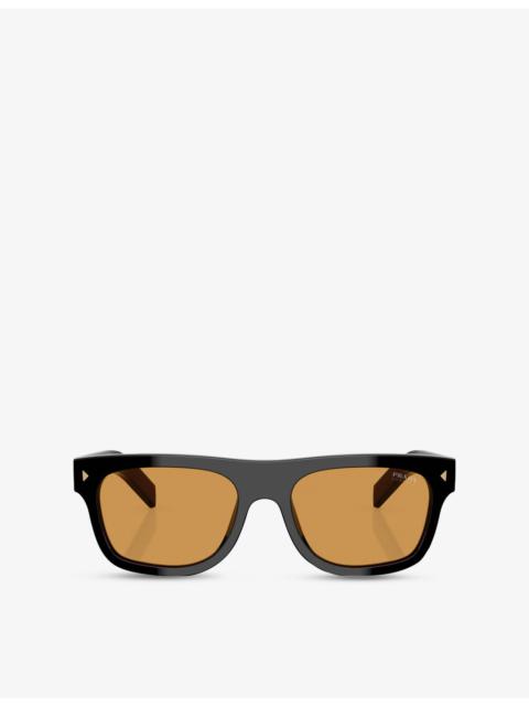 PR B12S Pillow-Frame Acetate Sunglasses