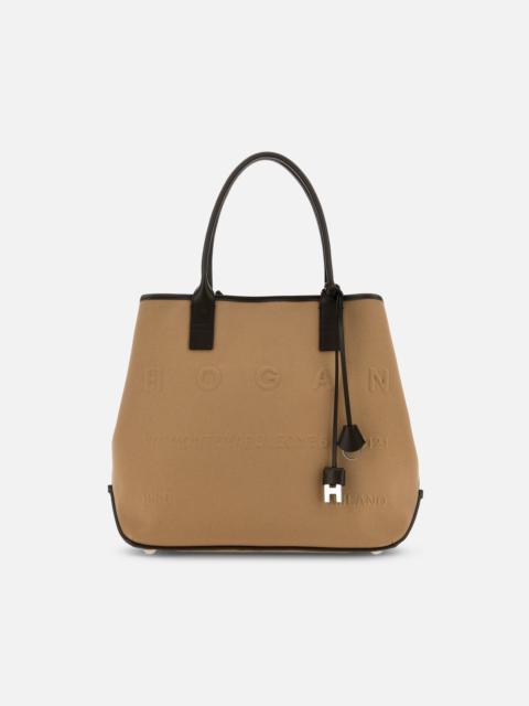 Hogan Script Shopping Bag Medium